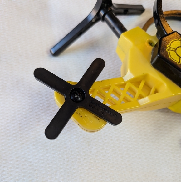 Yellow and Black Toy Helicopter - Picture 9 of 10